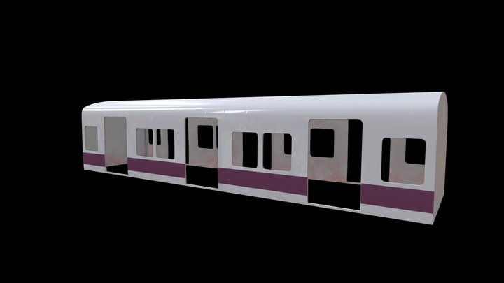 Mumbai Local Train - Train Hull 3D Model