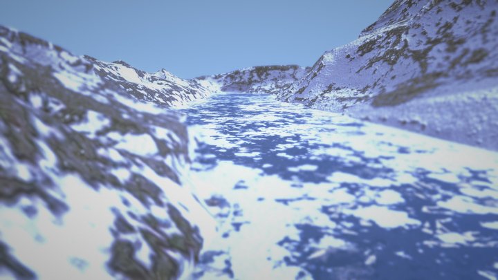Mountain Range 3D Model