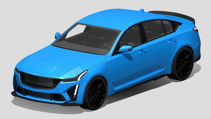 2021 Cadillac CT5-V 3D Model
