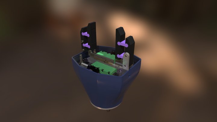 UR5 Compatible Robotic Hand 3D Model