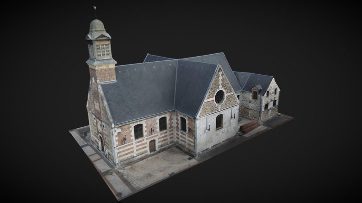 Église Notre-Dame-de-la-Consolation (Solo) 3D Model
