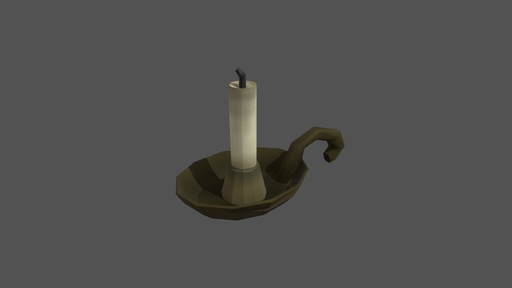 Candle 3D Model