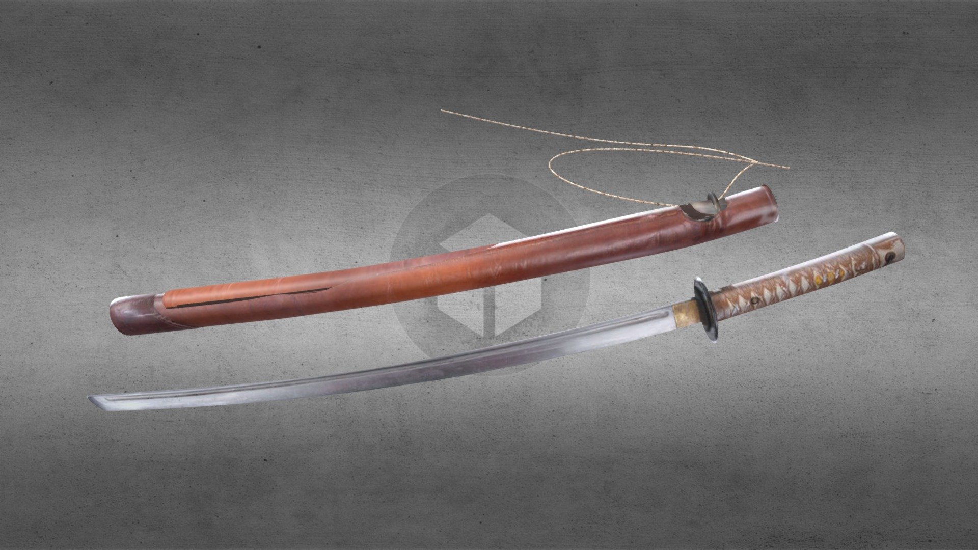 Sword and scabbard - Download Free 3D model by sadeesha ...