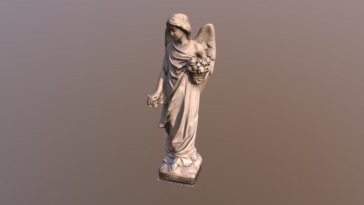 Cemetery angel 3D Model