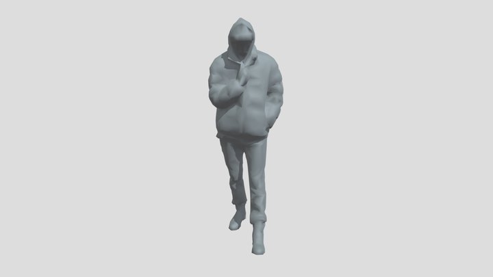 Lowpoly Male Walking