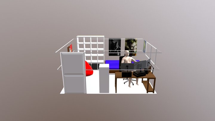 Future Room Model lel 3D Model