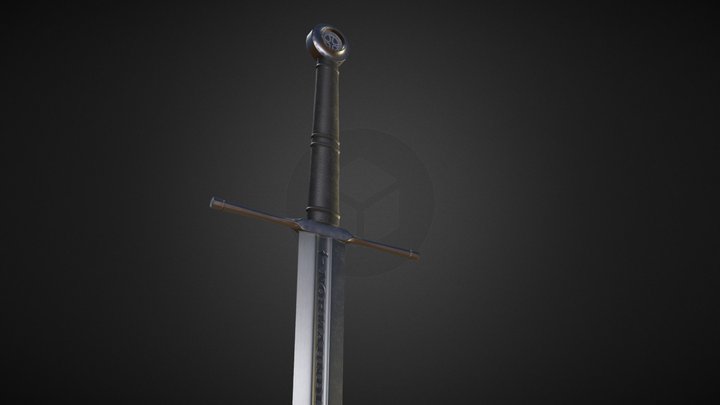 2 Handed Norman Sword 3D Model