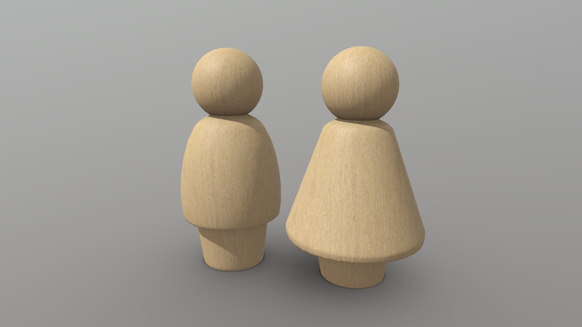 Wooden Toy People
