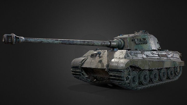 Panzerkampfwagen VI Ausf. B. Tiger II 3D Model
