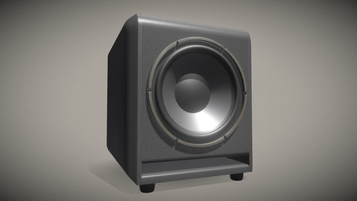 Sub woofer Focal CMS Sub – Kostenloses 3D-Modell STL