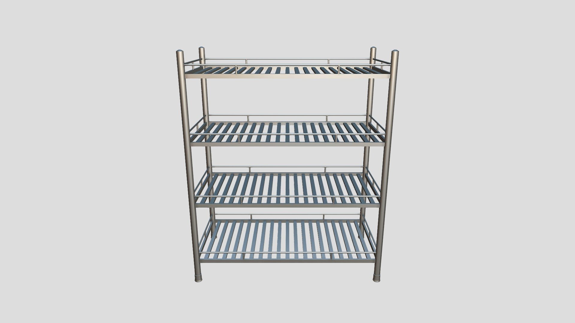 KỆ HỘP 4 TẦNG INOX