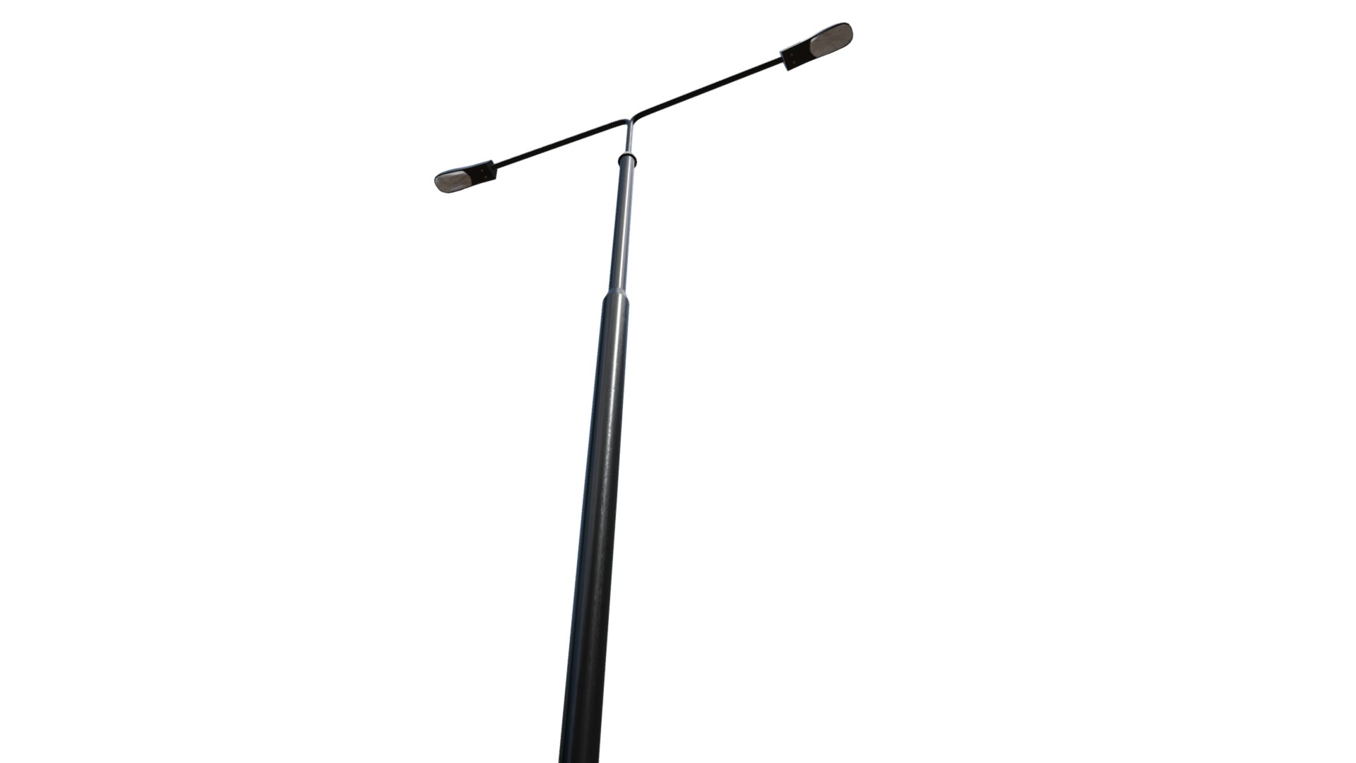 3D model Lamp Post – Dark 9 (street lights) - This is a 3D model of the Lamp Post - Dark 9 (street lights). The 3D model is about shape.