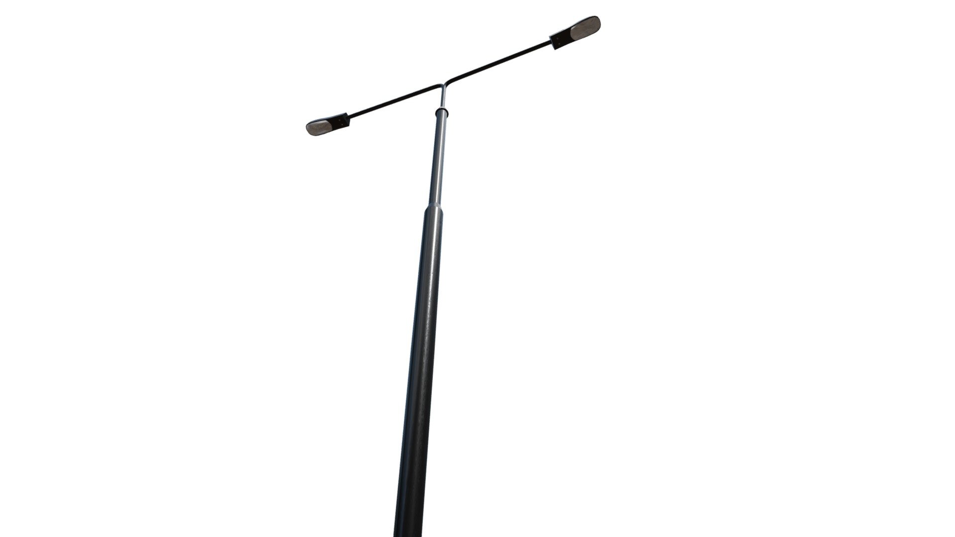 Lamp Post - Dark 9 (street lights) — Sketchfab embed 3D viewer