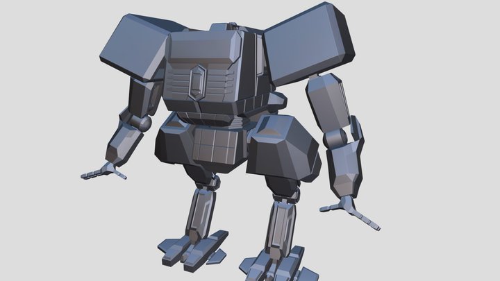 Mecha 3D Model
