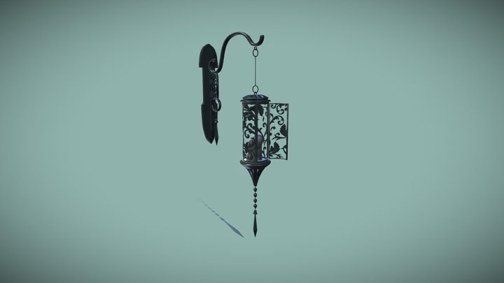 Metal Lantern 3D Model