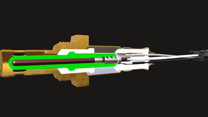 Sonda Lambda de Zirconio 3D Model