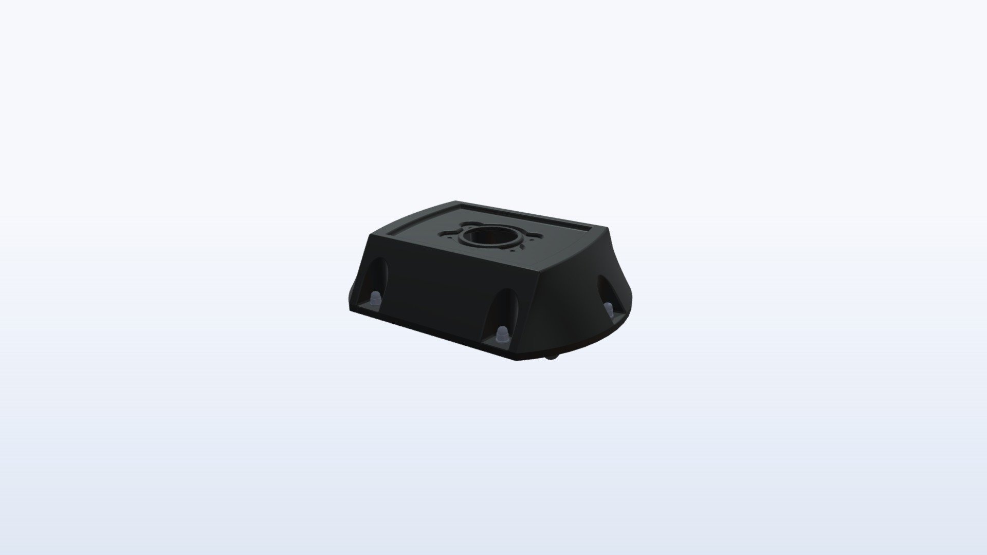 Modèle 3D - Socle de batterie de scooter — Sketchfab embed 3D viewer