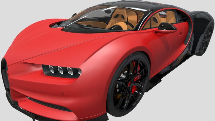 bugatti chiron 3D Model