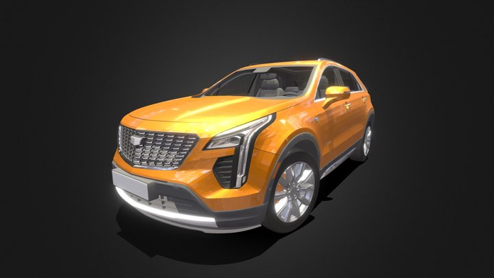Cadillac xt4 2018 3D Model