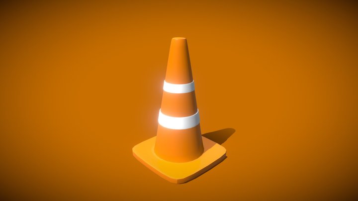 Construction Cone 3D Model