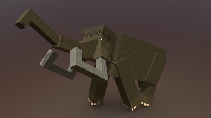Blockbench mammoth 3D Model