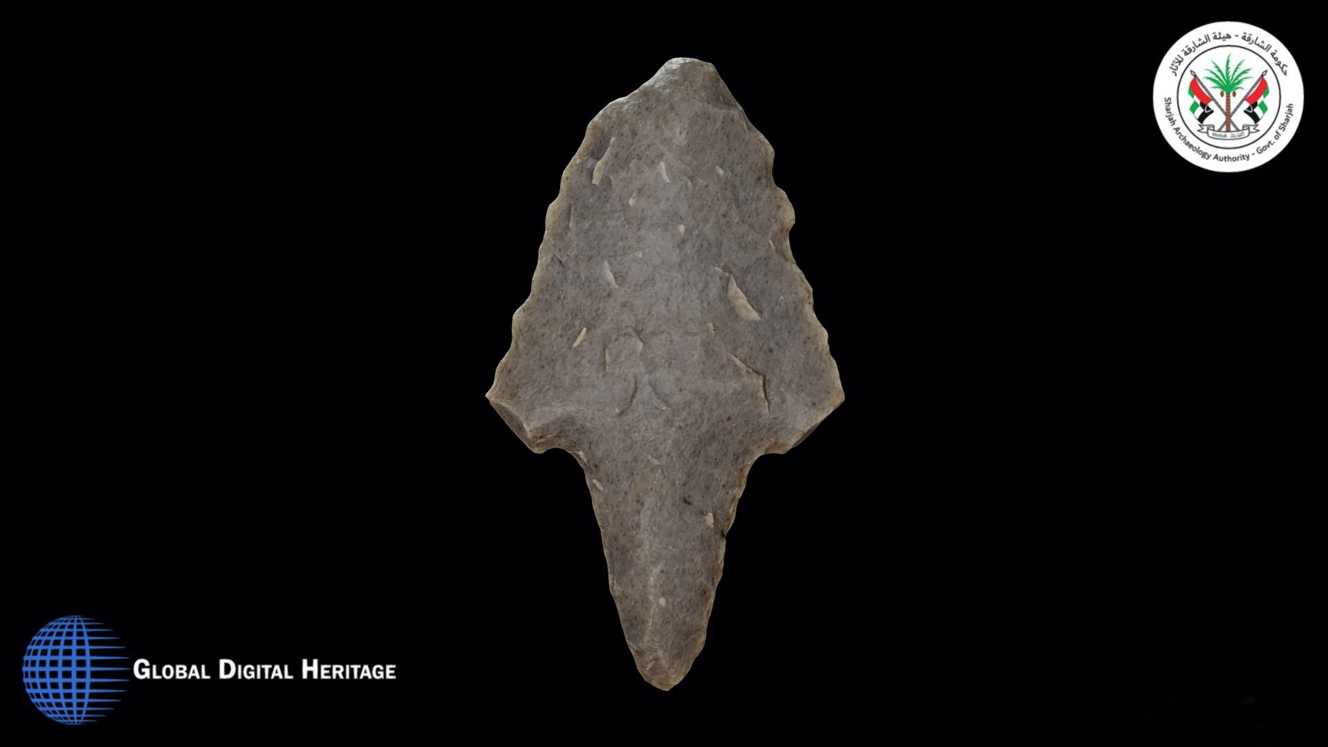 Neolithic Flint Arrowhead, Mleiha, Sharjah - Download Free 3D Model By ...