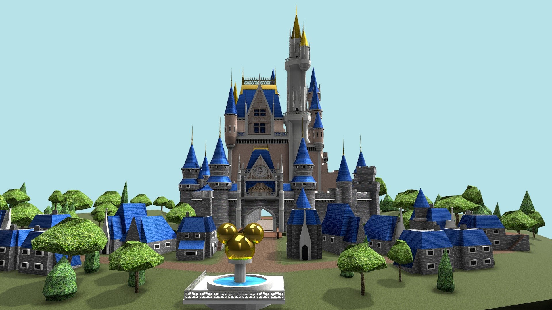 3P_Proj4_Joseph_St_Arnault_Disney_Castle - 3D Model By JosephStA ...