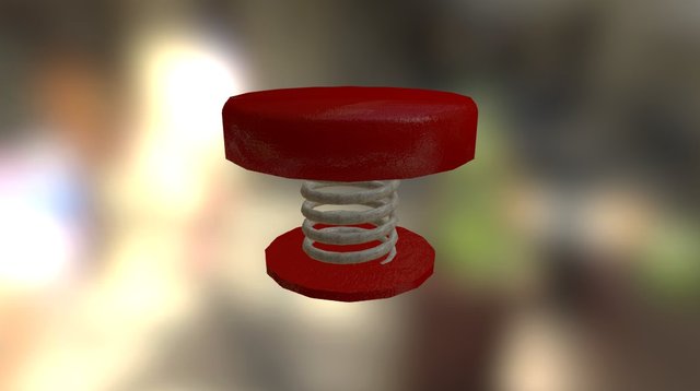 Red Spring classic Sonic style 3D Model