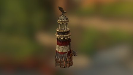 Medieval_Lighthouse 3D Model