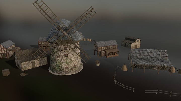 Medieval / Fantasy Countryside Assets 3D Model
