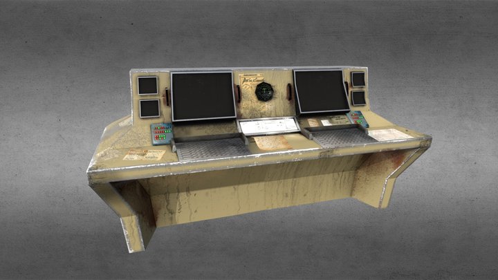 Electronic panel 3D Model