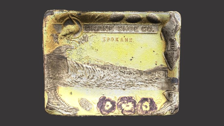 Early 20th-century card holder 3D Model