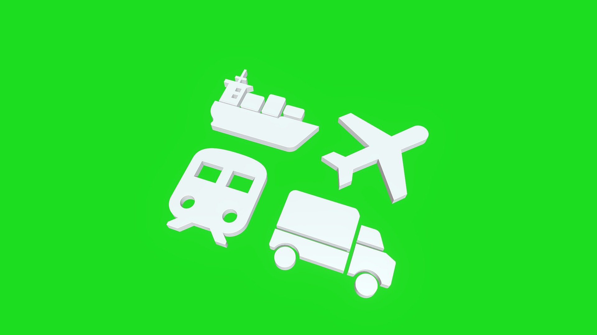 Freight Transport 3D icon