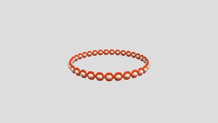 Elegant Gold Chain 3D Model 3D Model