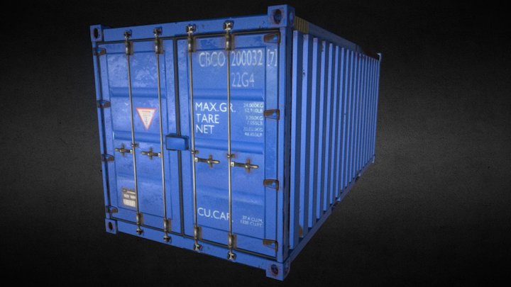 Shipping Container 3D Model