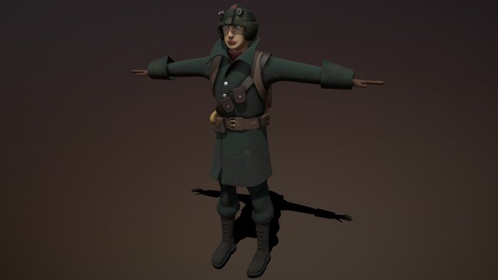 Fallout Brotherhood Squire 3D Model