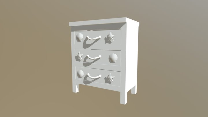 Abenetti Room Dresser 3D Model