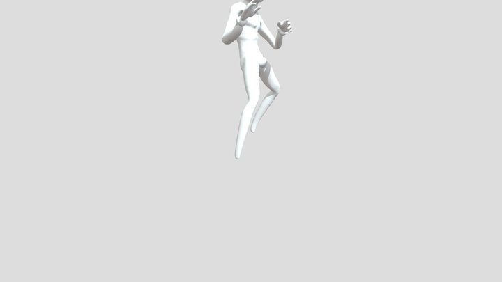 Kicking 3D Model