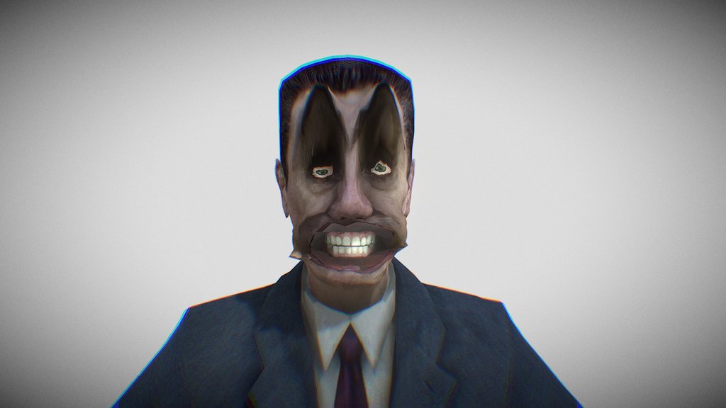 Gman With Face Animation