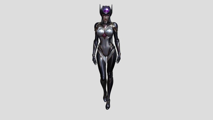 Cosmic Valkyrie – Kostenloses 3D-Modell STL