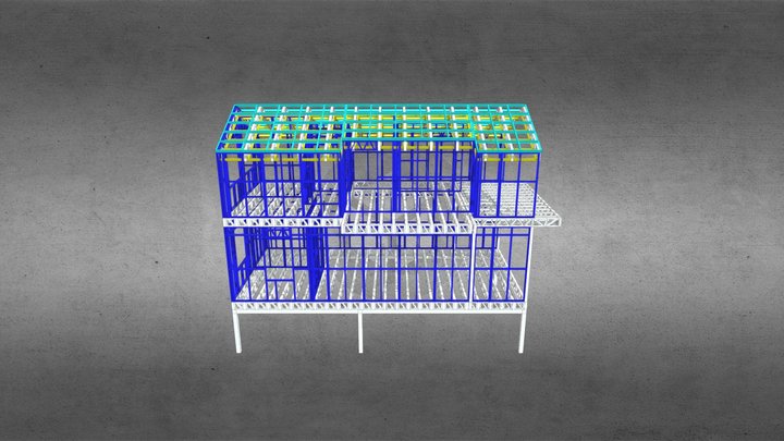 ул.Аманбаева г.Каракол Барнхаус 3D Model