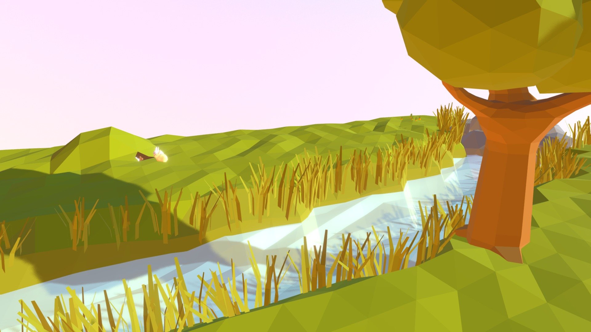 River with Rabbits