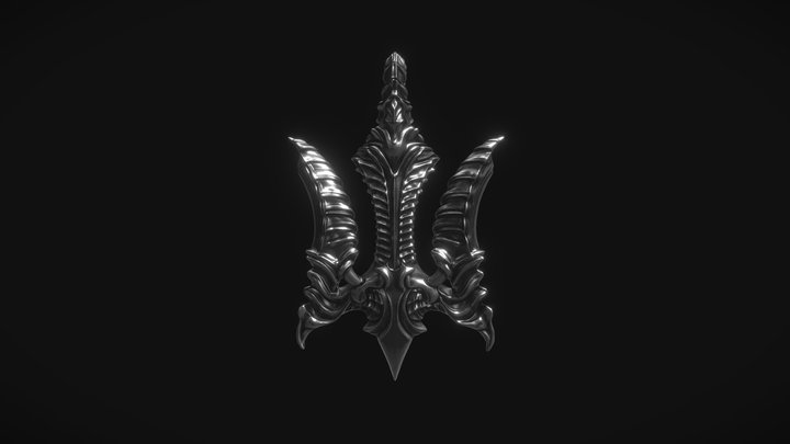Ukrainian Trident 3D Model
