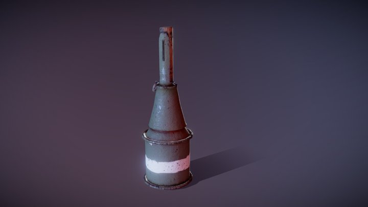 grenade rpg-43 3D Model
