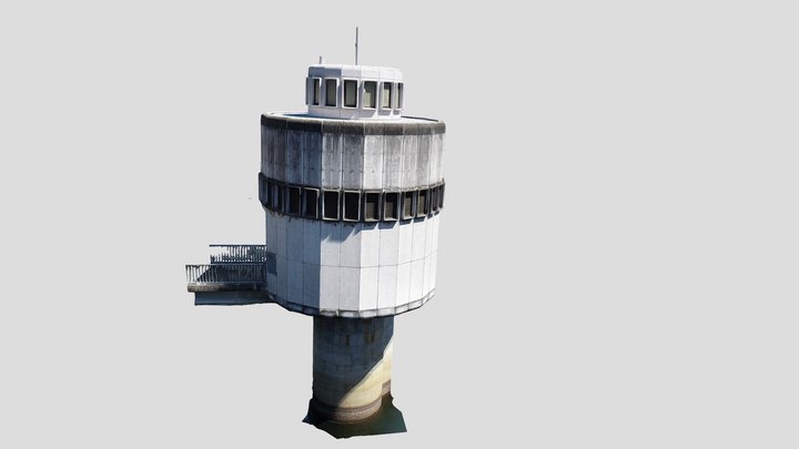 Clarrie Hall Dam - Water Tower 3D Model