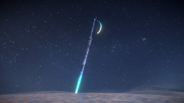 Wanderer's Gravestone Sword (V2) 3D Model