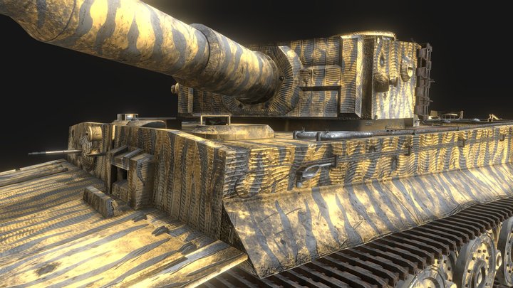 Panzerkampfwagen VI Tiger Ausf. E 3D Model