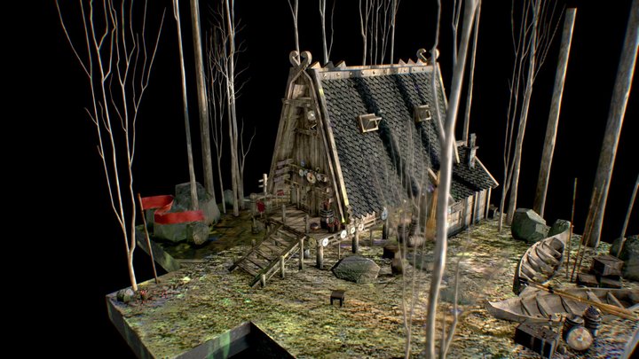 viking's inn 3D Model