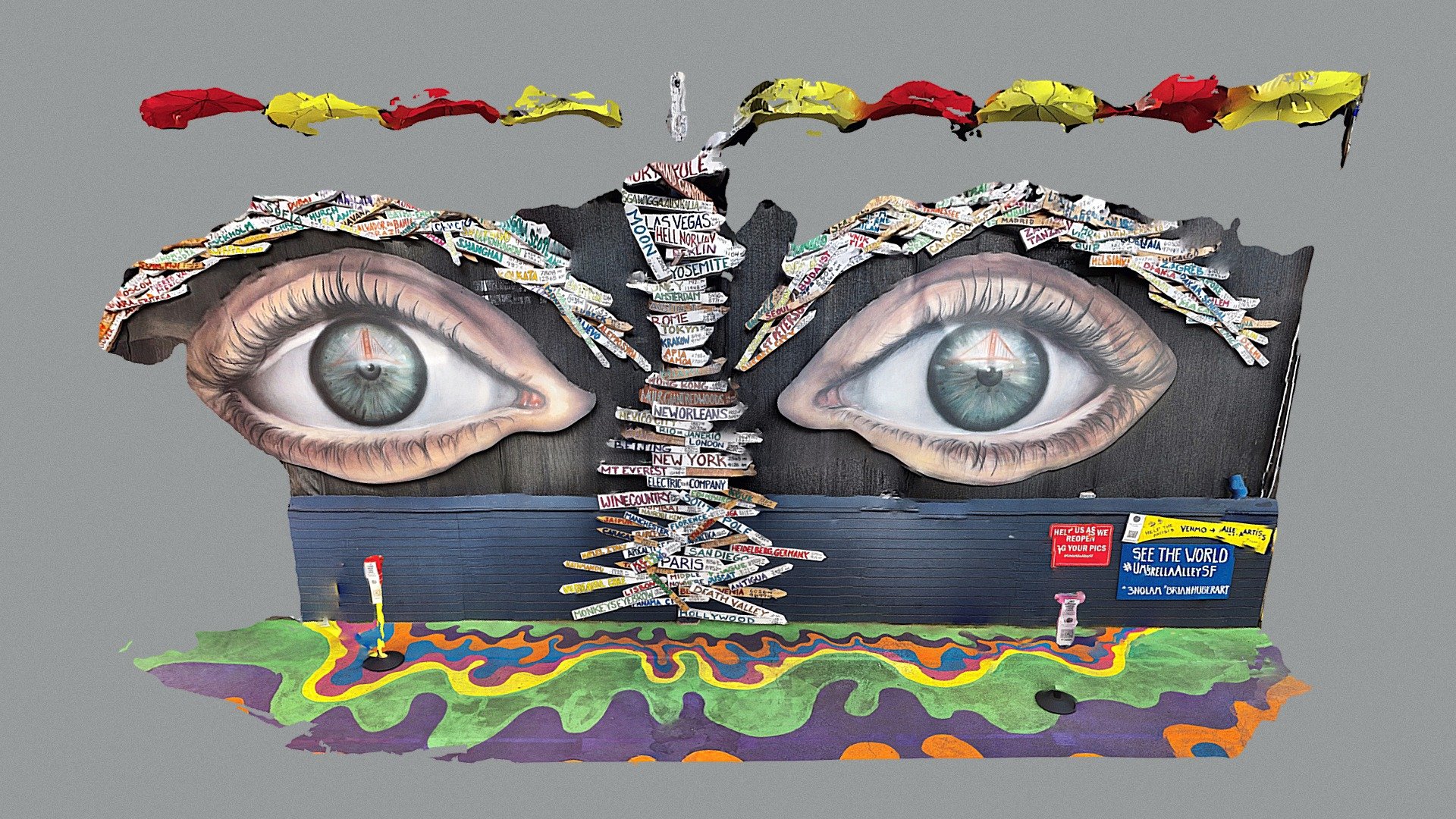 "Eyes" mural, San Francisco