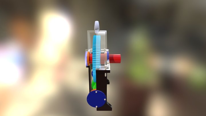 Червячный редуктор 3D Model
